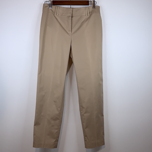 Ann Taylor Cropped Tan Women's Slacks 2 - Picture 1 of 5